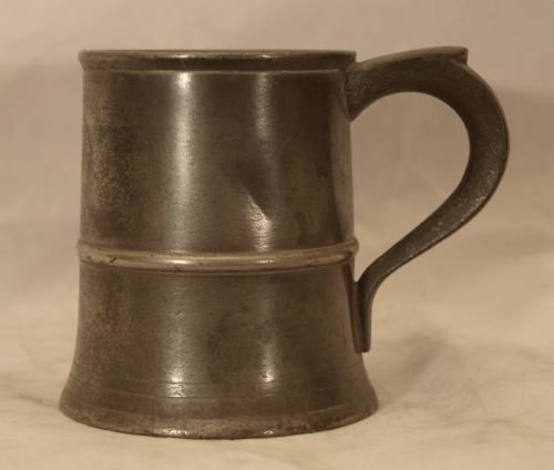 antique english pewter pint measure john abbot of gateshead circa 1860