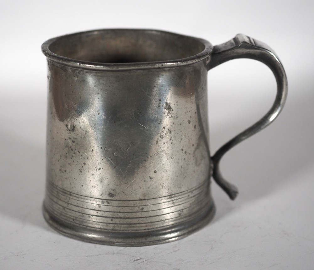 antique english pewter 34 pint tavern mug by thomas dean alderson circa 1820